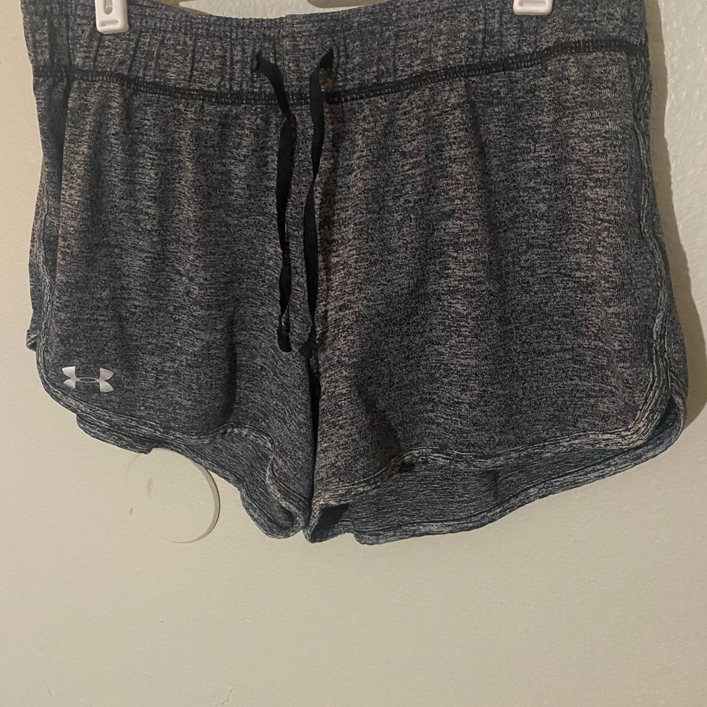 Under Armour Gray Athletic Shorts with Drawstring Waistband